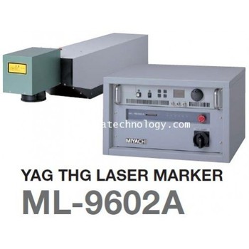 เครื่องเลเซอร์มาร์ค Amada miyachi ml-9602a yag thg laser marker machine